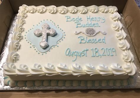Baptism sheet cake - Celebrate your child's baptism with a delicious sheet cake that will leave everyone wanting more. Explore top ideas to create a sweet and memorable dessert for this special occasion. 